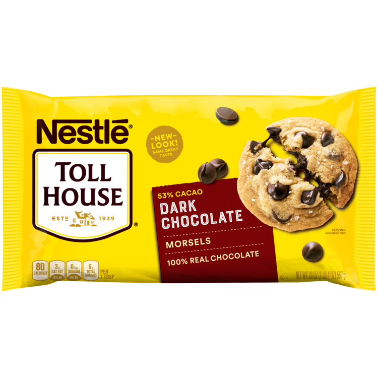 Dark Chocolate Morsels 20 oz Bag NESTLÉ® TOLL HOUSE®