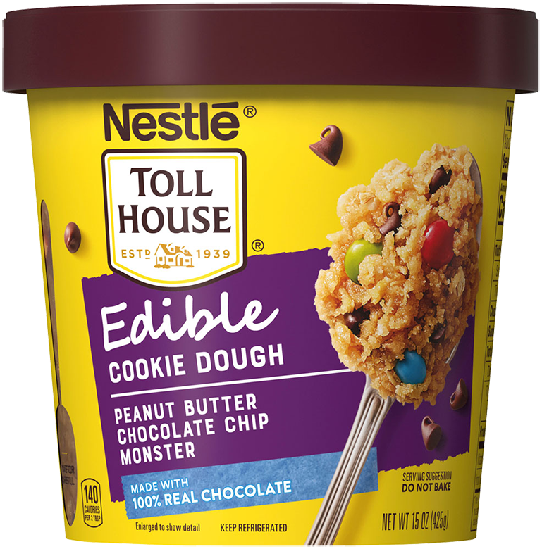 Peanut Butter Chocolate Chip Monster Edible Cookie Dough NESTLÉ® TOLL