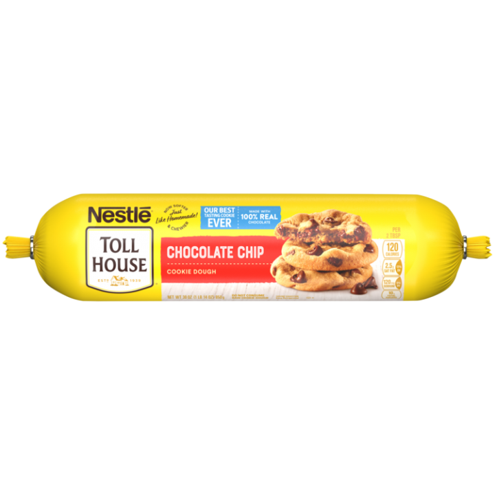 Refrigerated Chocolate Chip Cookie Dough 30 oz NESTLÉ® TOLL HOUSE®