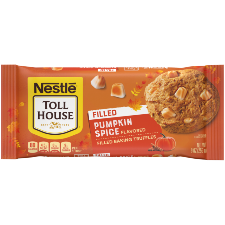 Pumpkin Spice Flavored Filled Baking Truffles NESTLÉ® TOLL HOUSE®