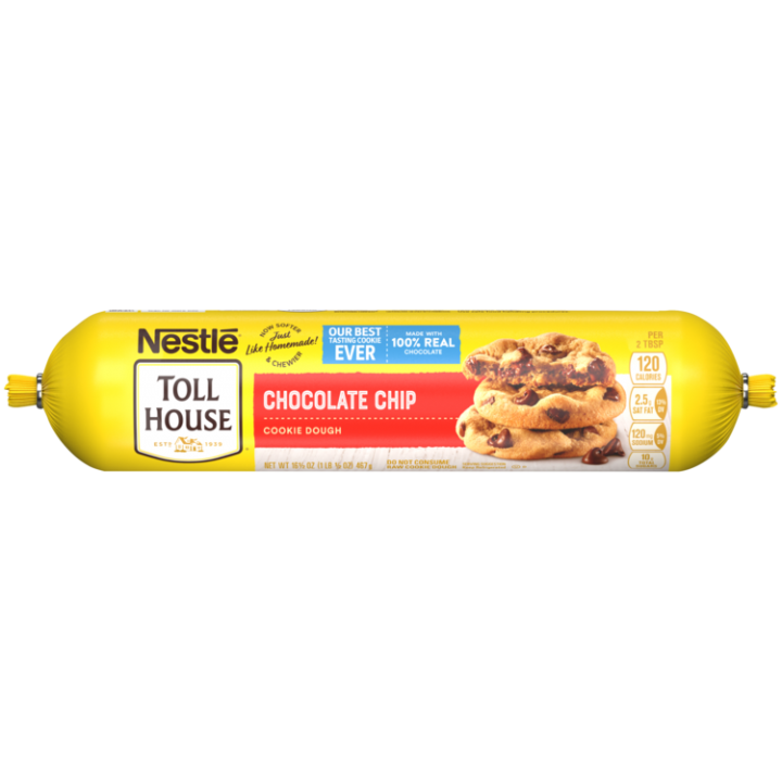 Nestle Toll House Chocolate Chip Cookie Dough 16 473 Oz Walmart Com Walmart Com