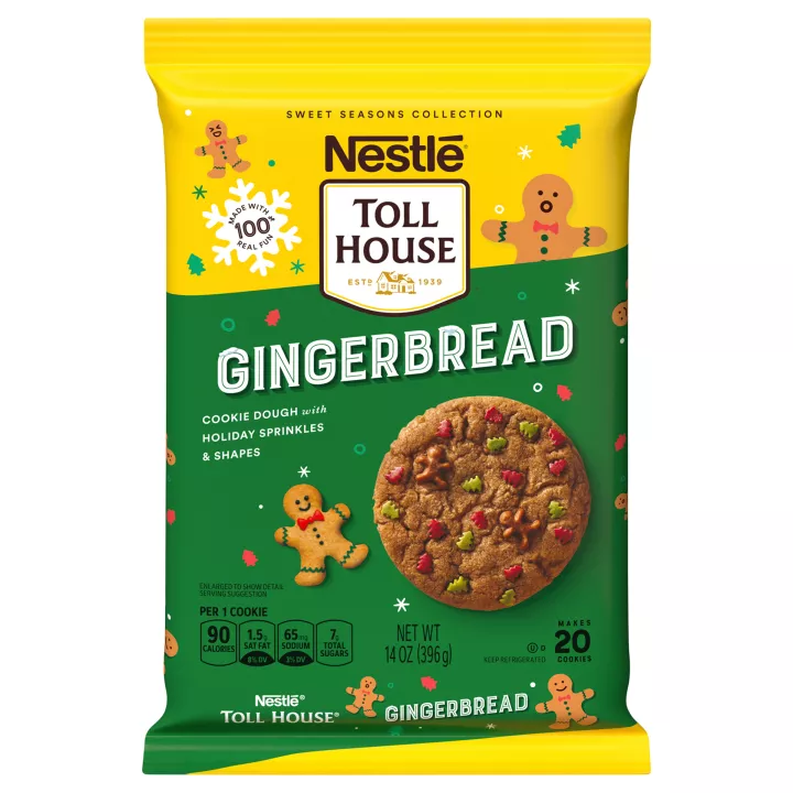 Gingerbread Cookie Dough Nestle Toll House Gingerbread Cookie Dough Nestle Toll House