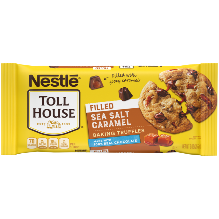 Sea Salt Caramel Filled Baking Truffles Nestle Toll House