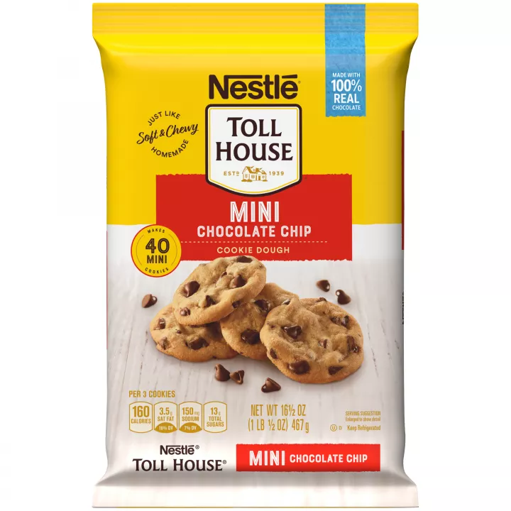 Mini Chocolate Chip Cookie Dough 16.5 Oz. | Nestlé Toll House®