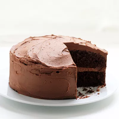 Easy Chocolate Layer Cake with Chocolate Buttercream