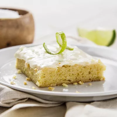 Citrus-Iced Mock Margarita Bars