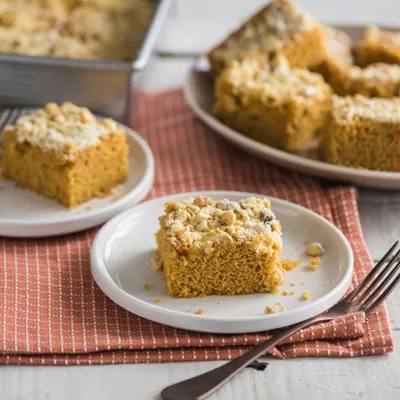 Pastel crujiente de calabaza
