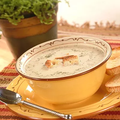 Sopa de papa cremosa rápida