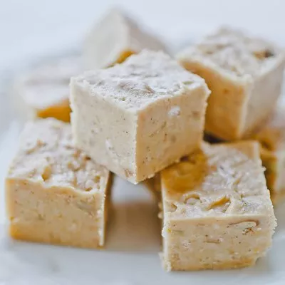Fudge de calabaza con especias