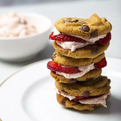 PB & J Sandwiches de galletas