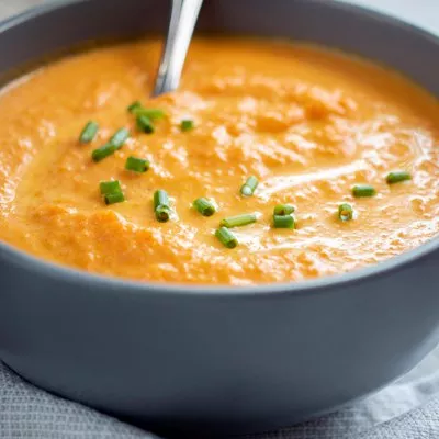 Sopa de zanahoria y gengibre