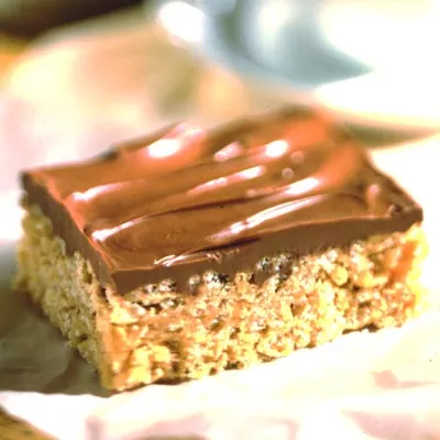 Barritas de cereales de chocolate y caramelo
