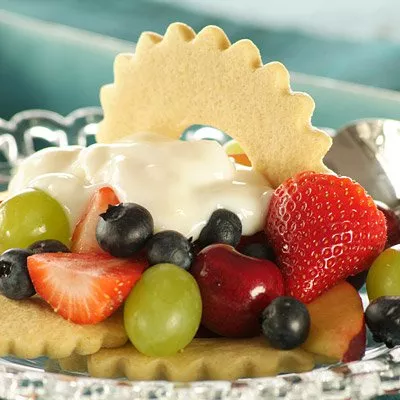 Postre de mezcla de frutas