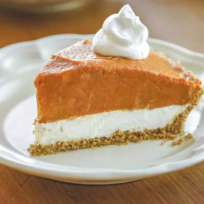 Pastel de calabaza de doble capa
