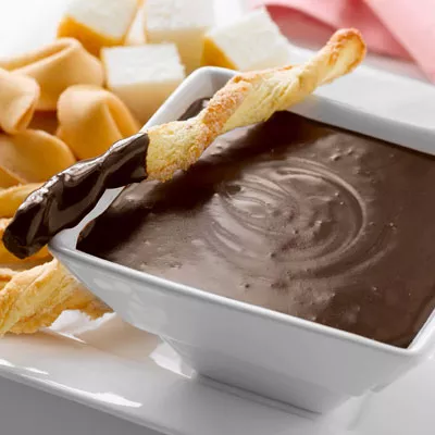 Fondue de frambuesa y chocolate sensacional