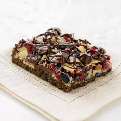 Barritas de chocolate con bayas del tesoro