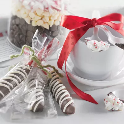 Set de regalo de chocolate caliente de menta