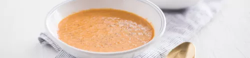 Bisque de tomate y maíz