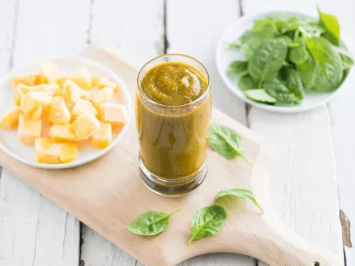 Batido de calabaza verde