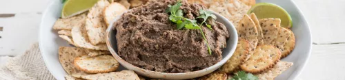 Dip de calabaza y frijoles negros