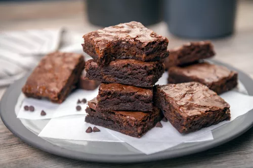Caramel Chocolate Chip Brownies