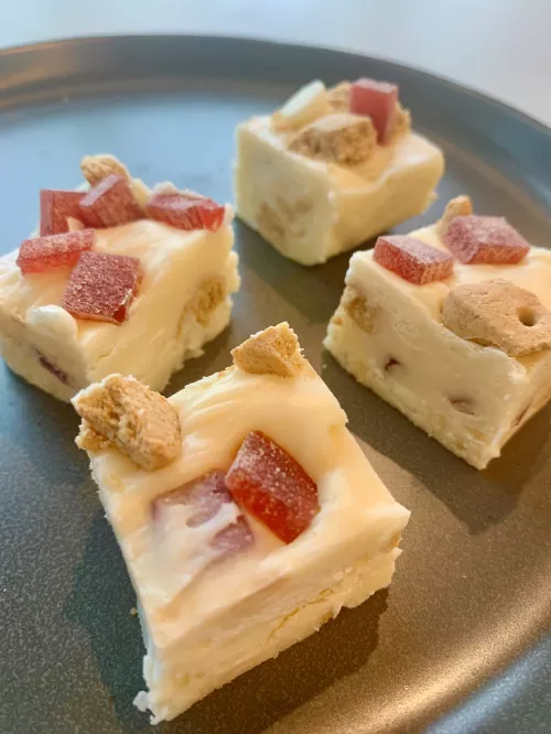 Fudge de Fresas y Crema