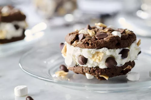 Sándwiches de helado Sundae