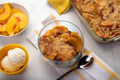 Postre de duraznos