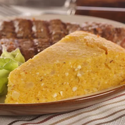 Paraguayan “Soup” Cheesy Corn Bread