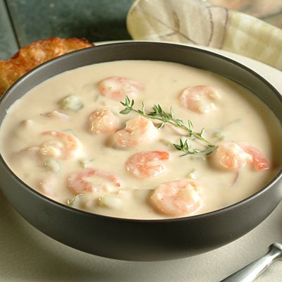 sopa de camarones