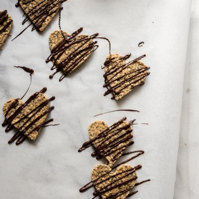 Barras de granola de semillas de chía de chocolate negro