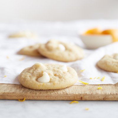 Galletas de chispas de naranja