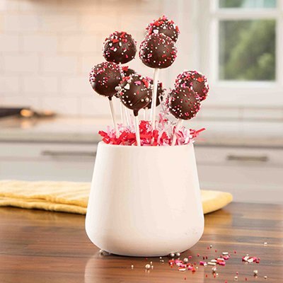 Paletas de galletas de San Valentín