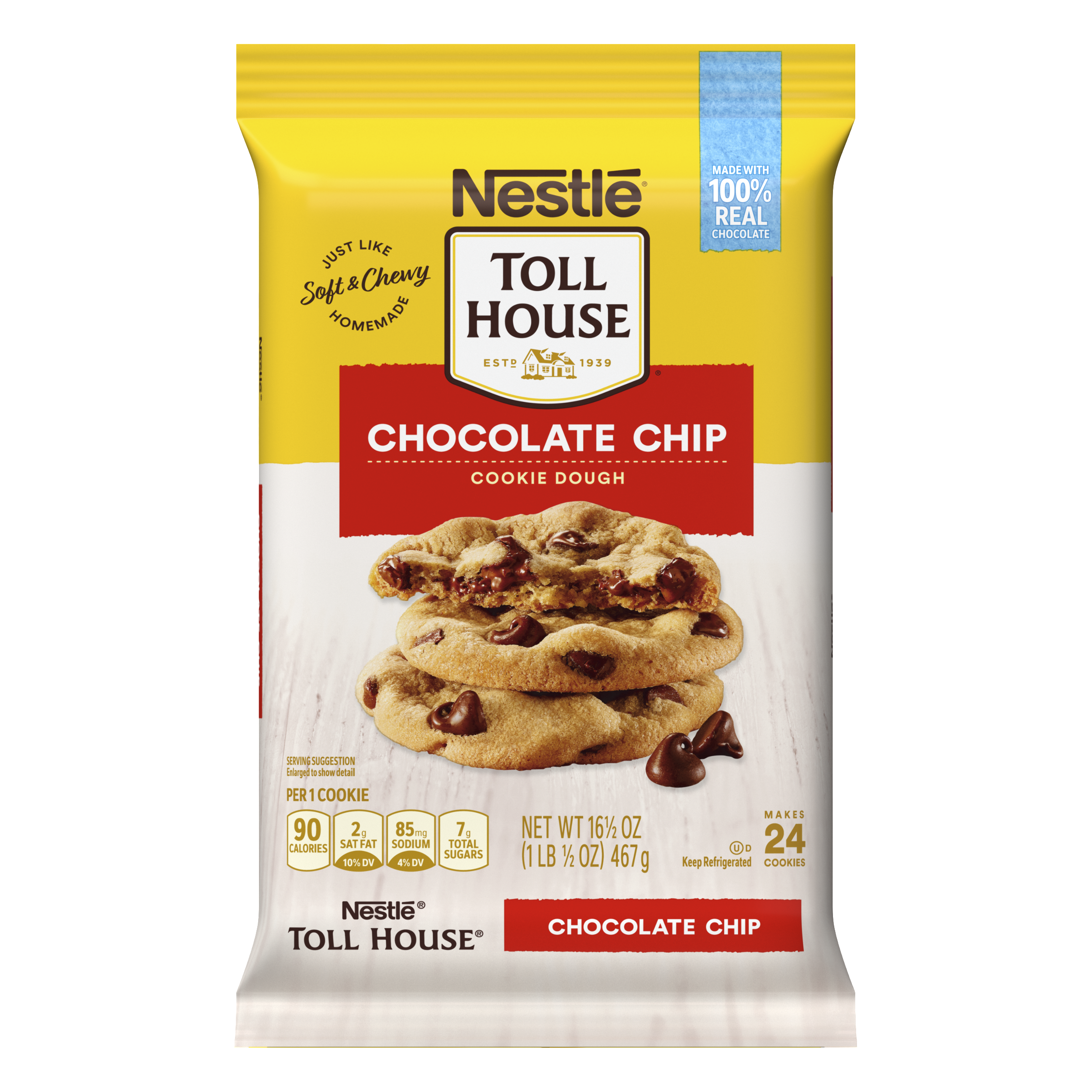 NESTLÉ® TOLL HOUSE® Chocolate Chip Cookie Dough Bar