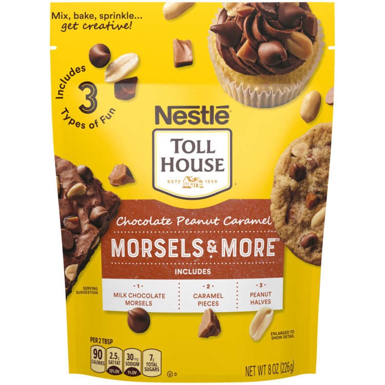 Chocolate Peanut Caramel MORSELS & MORE™ 8 oz. NESTLÉ TOLL HOUSE®