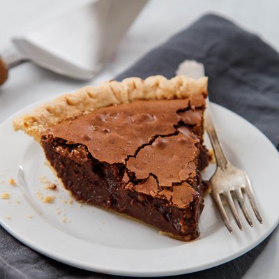 Chocolate shop fudge pie