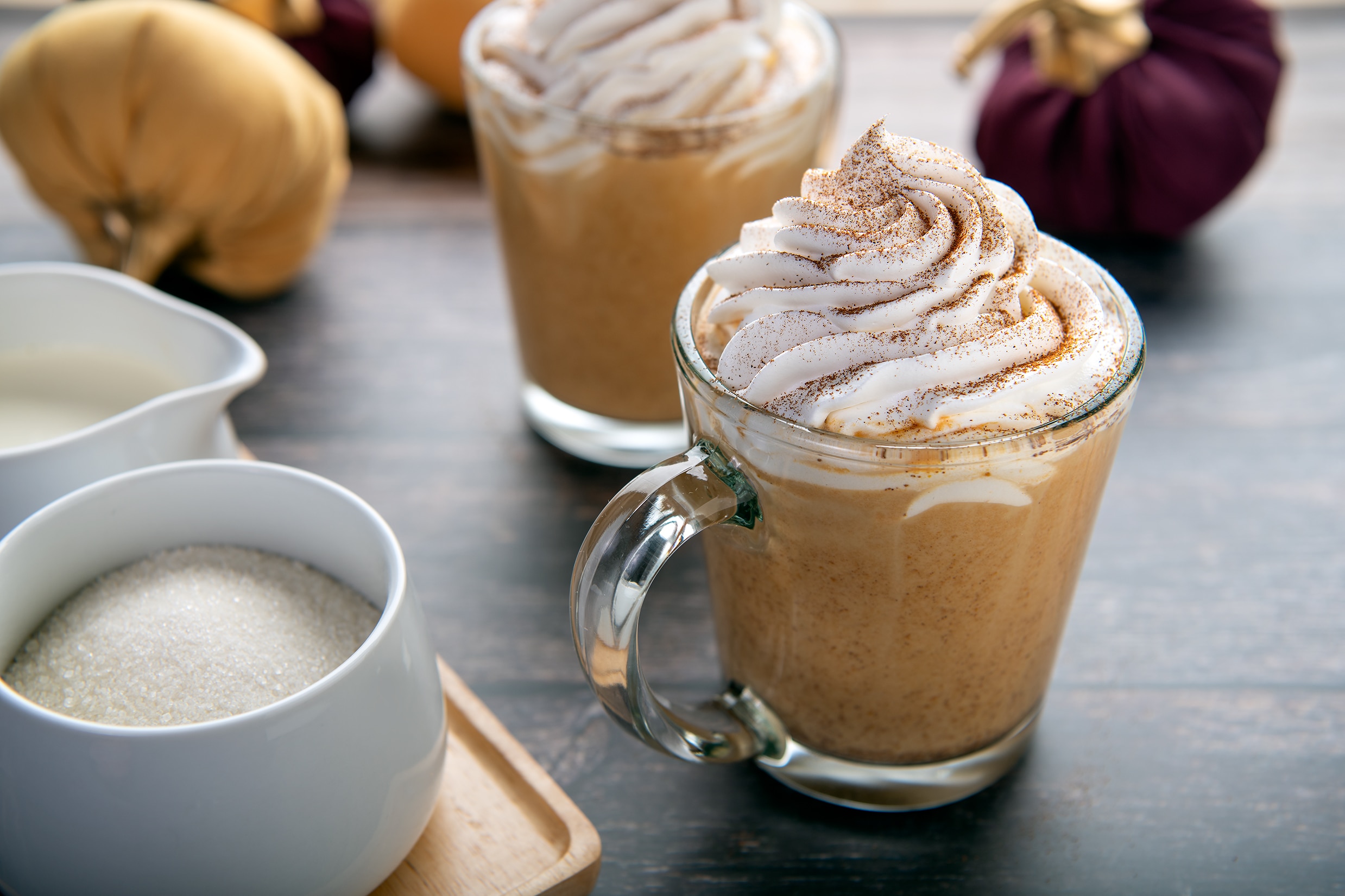 Homemade pumpkin store spice latte