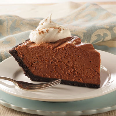 No Bake Chocolate Cheesecake Pie