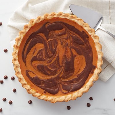Chocolate shop pumpkin pie