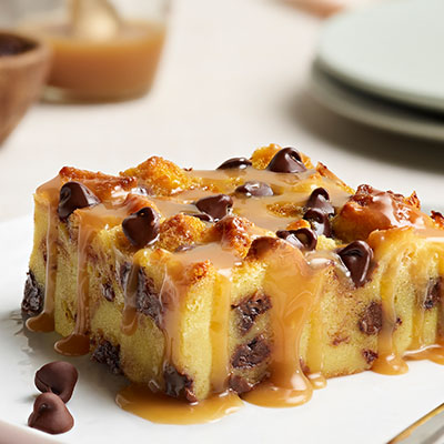 Chocolate chip hot sale bread pudding