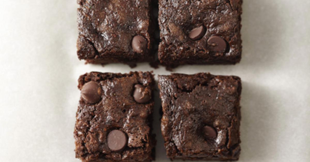 Whole-Wheat Dark Chocolate Zucchini Brownies | NESTLÉ® TOLL HOUSE®