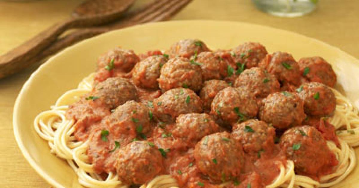 Devilishly Divine Creamy Tomato Sauce with Meatballs Very Best Baking