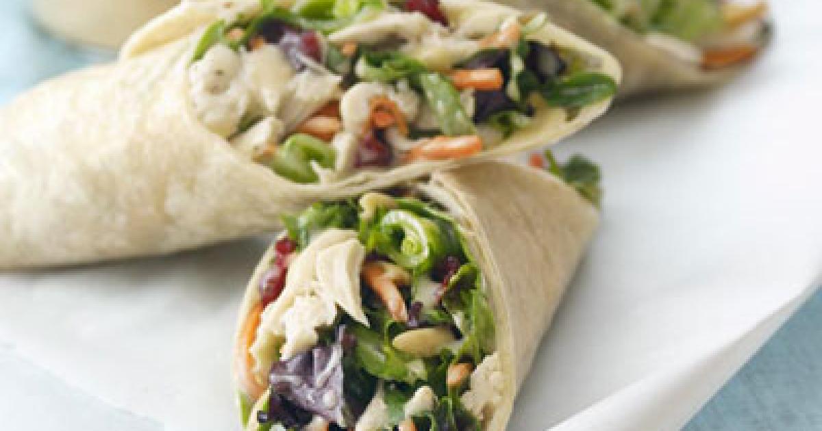 Pacific Rim Wraps with Creamy Citrus Ginger Dressing | Very Best Baking