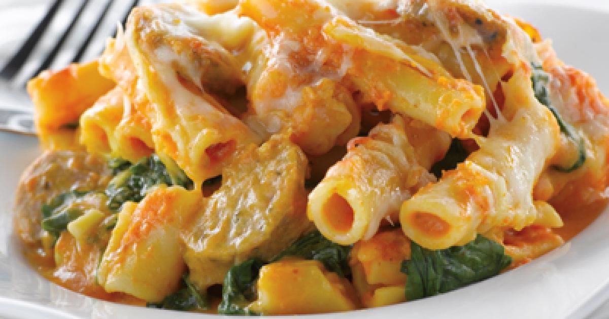 Baked Ziti with Pumpkin & Sausage Very Best Baking