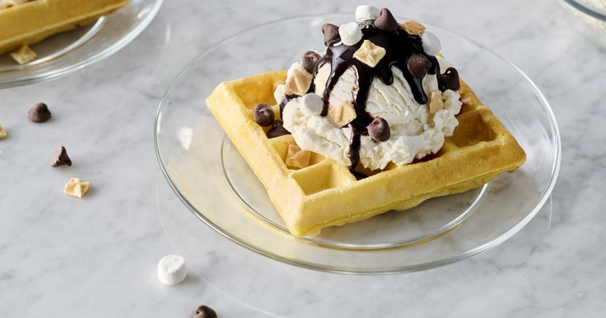 Waffle sales ice cream