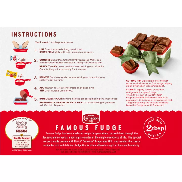 Nestle® Carnation® Famous Fudge Classic Chocolate Fudge Kit