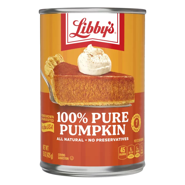 100 Pure Pumpkin Puree 15 oz LIBBY S