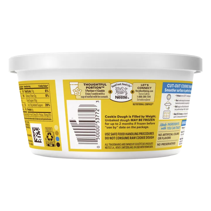 NESTLÉ TOLL HOUSE Sugar Cookie Dough Tub