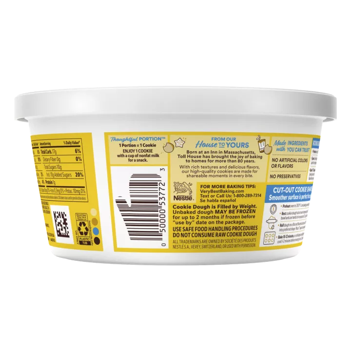 NESTLÉ TOLL HOUSE Sugar Cookie Dough Tub