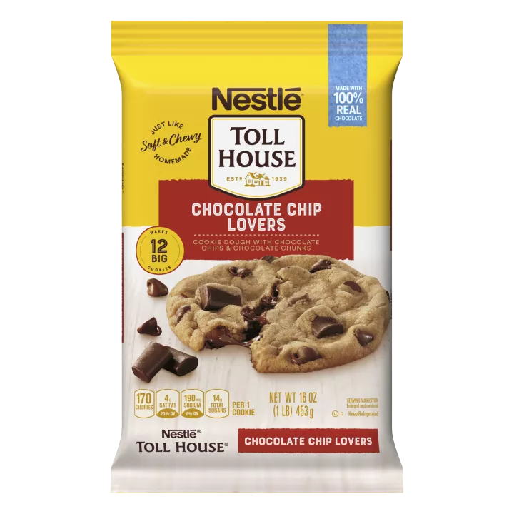 NESTLÉ® TOLL HOUSE® Chocolate Chip Lovers Cookie Dough